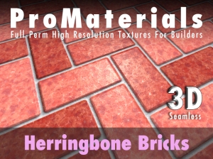 ProMaterials Ad herringbone bricks